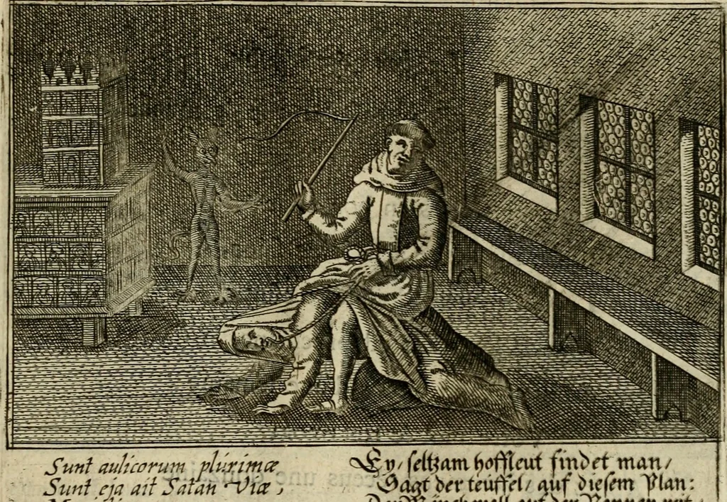An illustration from Le centre de l'amour : decouvert soubs divers emblesmes galans et facetieux, 1687, leaf 196