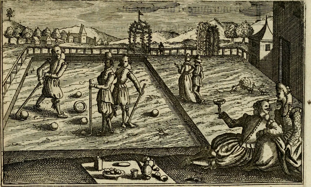 An illustration from Le centre de l'amour : decouvert soubs divers emblesmes galans et facetieux, 1687, leaf 24