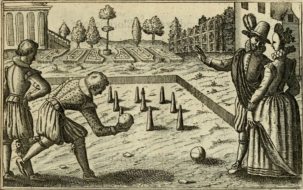An illustration from Le centre de l'amour : decouvert soubs divers emblesmes galans et facetieux, 1687, leaf 28