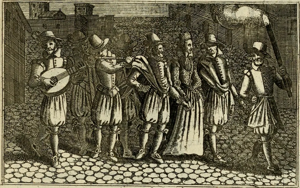 An illustration from Le centre de l'amour : decouvert soubs divers emblesmes galans et facetieux, 1687, leaf 46