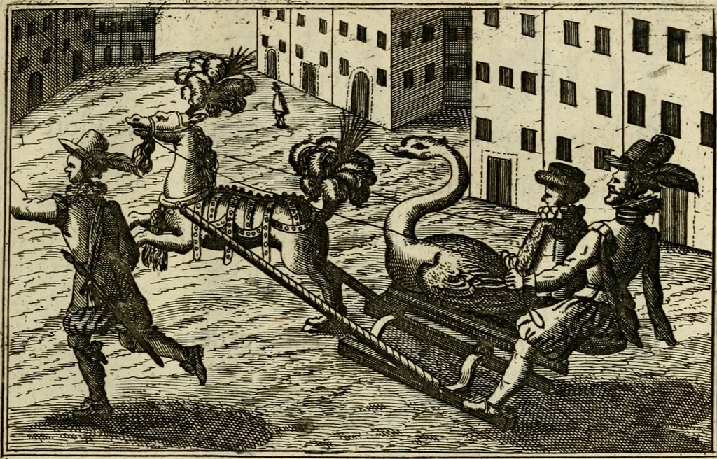 An illustration from Le centre de l'amour : decouvert soubs divers emblesmes galans et facetieux, 1687, leaf 50