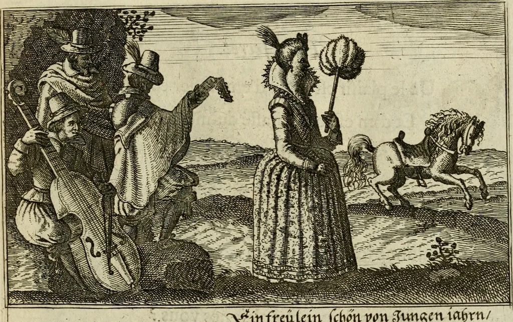 An illustration from Le centre de l'amour : decouvert soubs divers emblesmes galans et facetieux, 1687, leaf 66