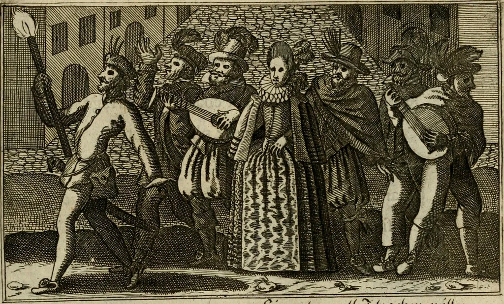 An illustration from Le centre de l'amour : decouvert soubs divers emblesmes galans et facetieux, 1687, leaf 70