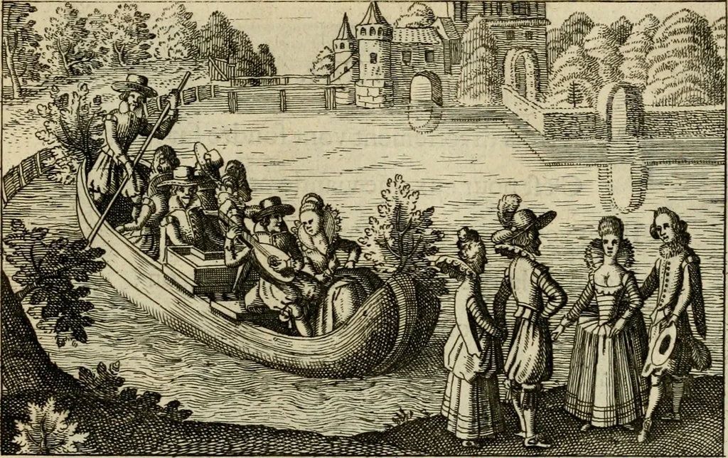 An illustration from Le centre de l'amour : decouvert soubs divers emblesmes galans et facetieux, 1687, leaf 94