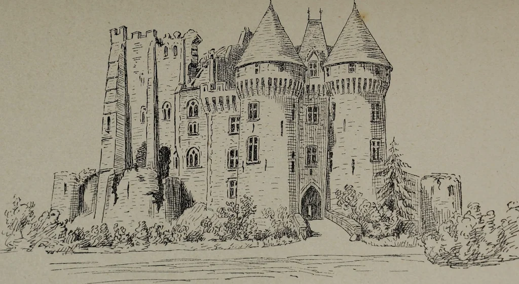 An illustration from Le chateau féodal de Saint-Jean à Nogent-le-Rotrou : ses transformations dans le cours des siècles, 1912, leaf 160