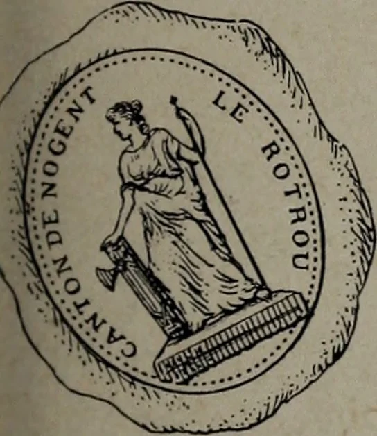 An illustration from Le chateau féodal de Saint-Jean à Nogent-le-Rotrou : ses transformations dans le cours des siècles, 1912, leaf 166