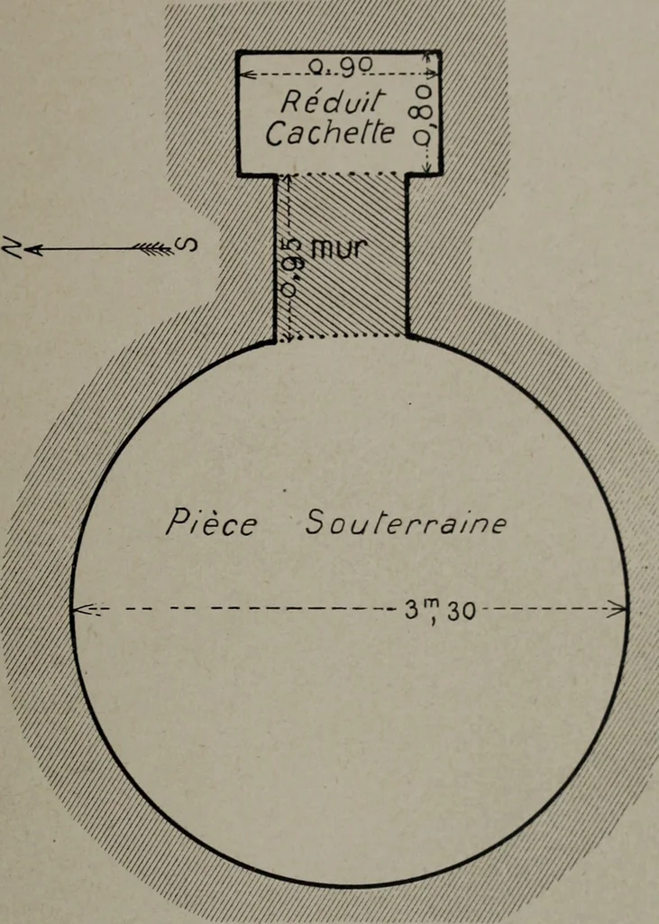 An illustration from Le chateau féodal de Saint-Jean à Nogent-le-Rotrou : ses transformations dans le cours des siècles, 1912, leaf 176