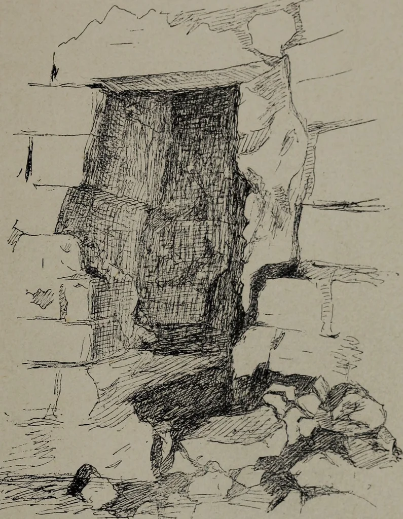 An illustration from Le chateau féodal de Saint-Jean à Nogent-le-Rotrou : ses transformations dans le cours des siècles, 1912, leaf 186