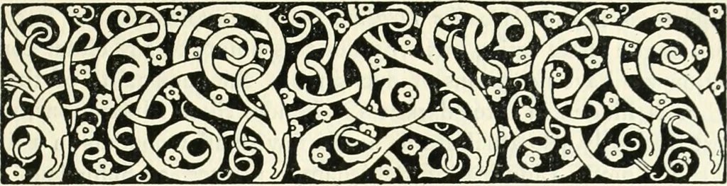 An illustration from Le chevalier délibéré, 1898, leaf 10