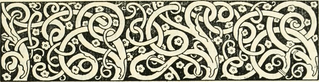 An illustration from Le chevalier délibéré, 1898, leaf 12