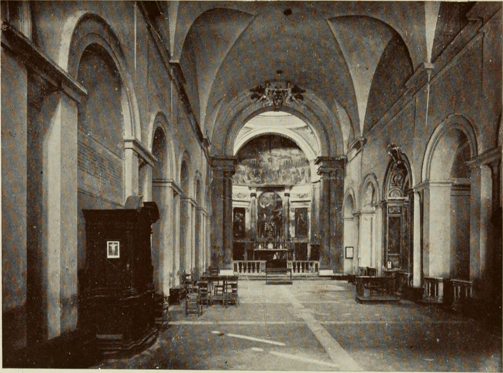 An illustration from Le chiese de Roma I, 1910, leaf 26