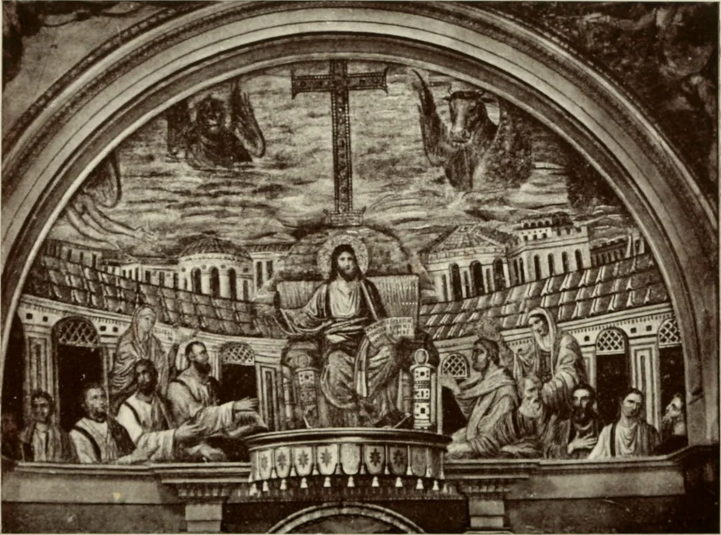 An illustration from Le chiese de Roma I, 1910, leaf 27
