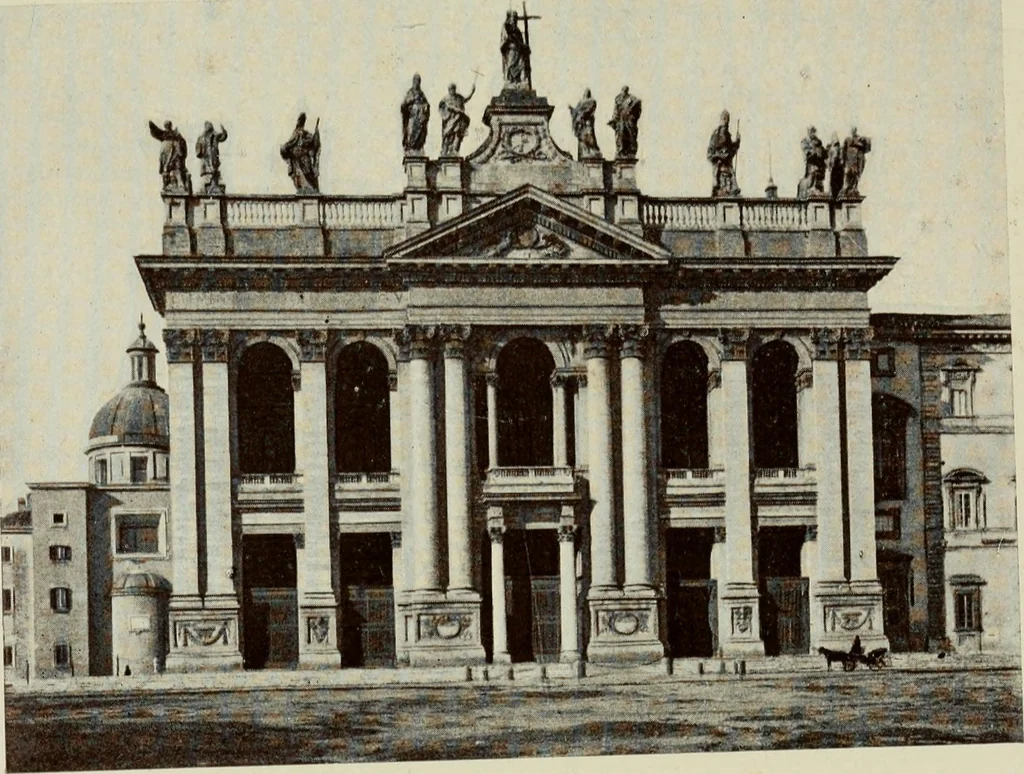 An illustration from Le chiese de Roma I, 1910, leaf 28