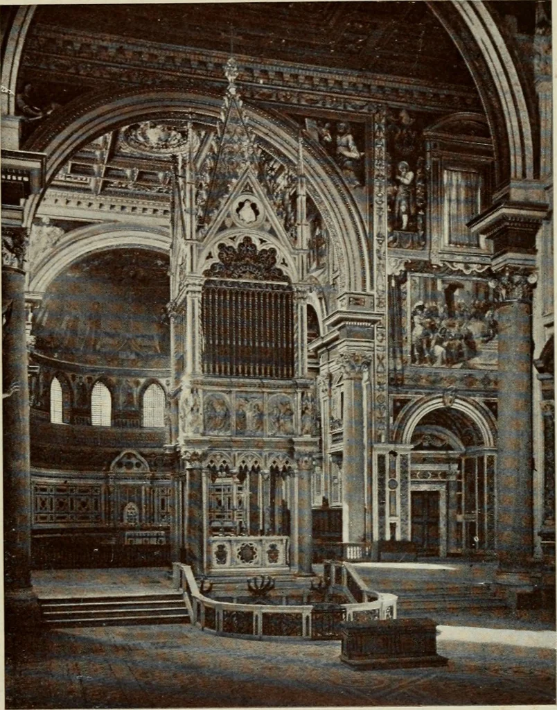 An illustration from Le chiese de Roma I, 1910, leaf 32