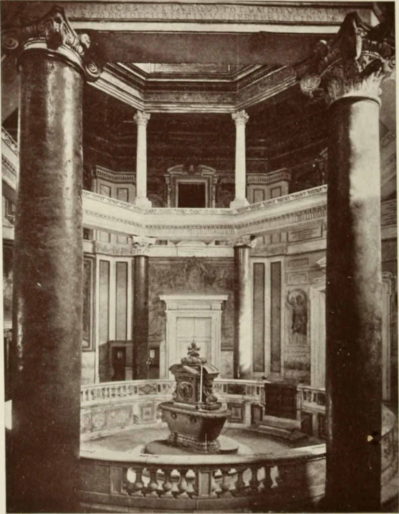 An illustration from Le chiese de Roma I, 1910, leaf 33