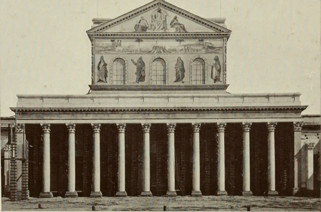 An illustration from Le chiese de Roma I, 1910, leaf 42