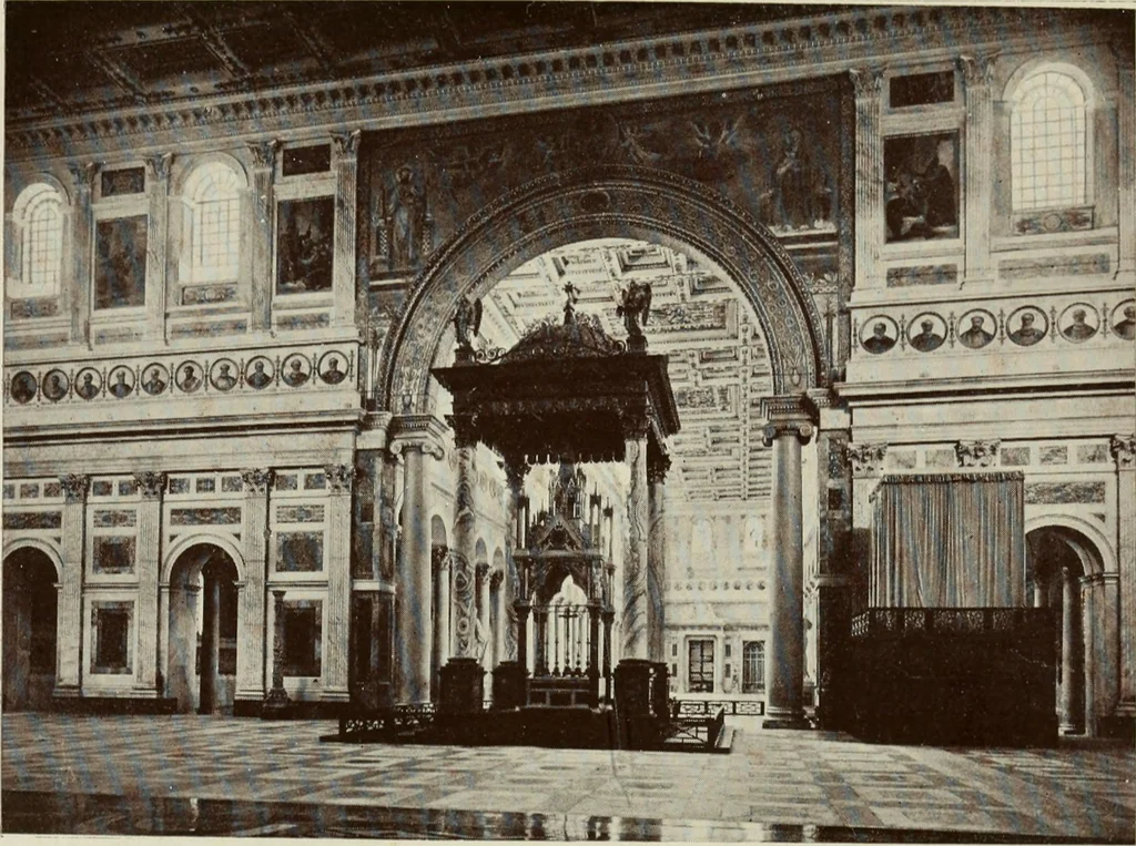 An illustration from Le chiese de Roma I, 1910, leaf 46