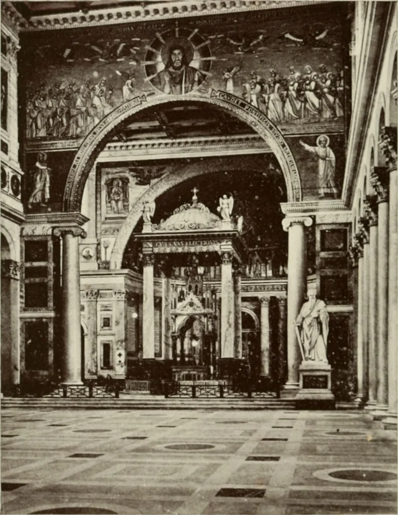 An illustration from Le chiese de Roma I, 1910, leaf 47