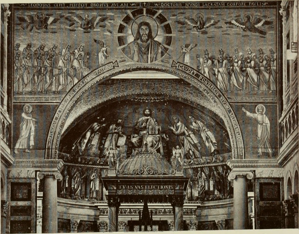 An illustration from Le chiese de Roma I, 1910, leaf 48