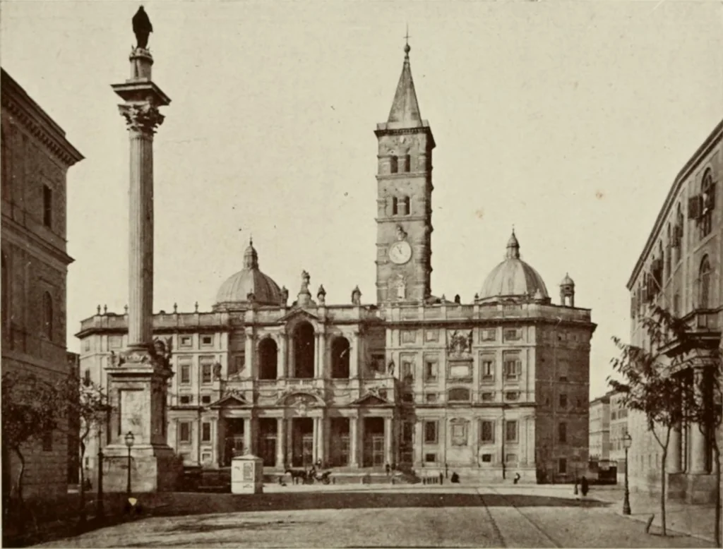An illustration from Le chiese de Roma I, 1910, leaf 55