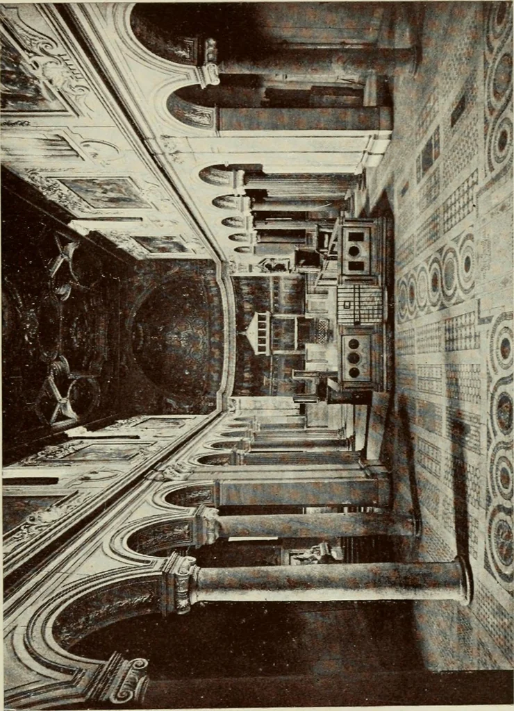 An illustration from Le chiese de Roma I, 1910, leaf 76