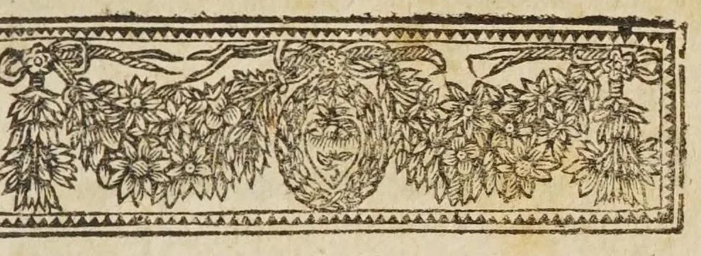 An illustration from L'ecole des ragoust, ou, Le chef-d'euvre du cuisinier, du patissier et du confiturier : ou est enseignée la manière d'apprêter toute sorte de viandes, de faire toute sorte de patisseries et de confitures, 1668, leaf 7
