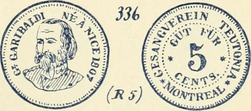 An illustration from Le collectionneur illustré des monnaies canadiennes. Premier supplement annuel, juin 1892, 1892, leaf 10