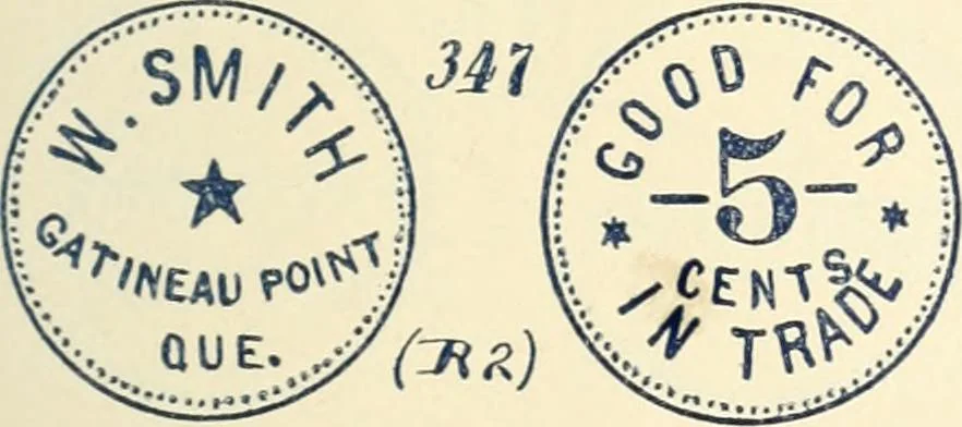 An illustration from Le collectionneur illustré des monnaies canadiennes. Premier supplement annuel, juin 1892, 1892, leaf 12
