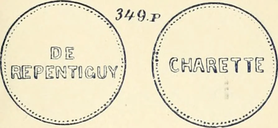 An illustration from Le collectionneur illustré des monnaies canadiennes. Premier supplement annuel, juin 1892, 1892, leaf 14