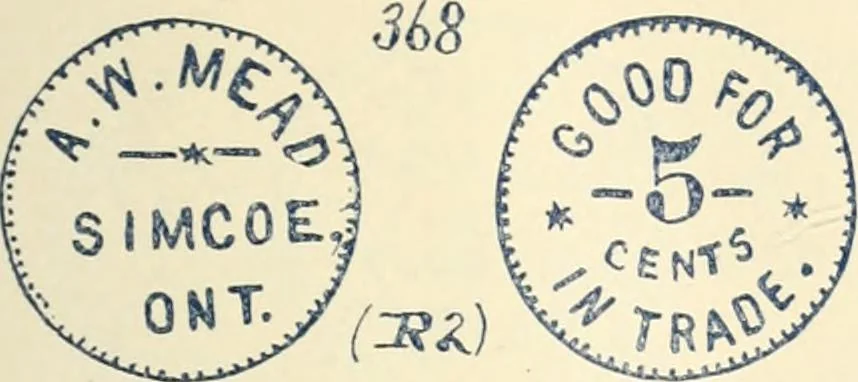 An illustration from Le collectionneur illustré des monnaies canadiennes. Premier supplement annuel, juin 1892, 1892, leaf 18
