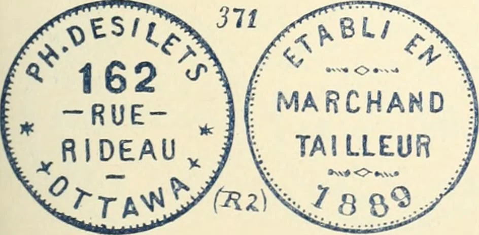 An illustration from Le collectionneur illustré des monnaies canadiennes. Premier supplement annuel, juin 1892, 1892, leaf 18