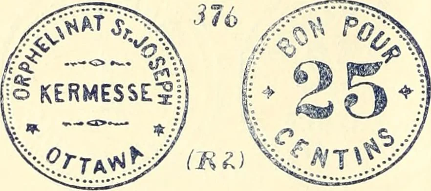 An illustration from Le collectionneur illustré des monnaies canadiennes. Premier supplement annuel, juin 1892, 1892, leaf 19