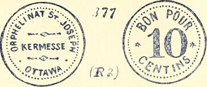 An illustration from Le collectionneur illustré des monnaies canadiennes. Premier supplement annuel, juin 1892, 1892, leaf 19