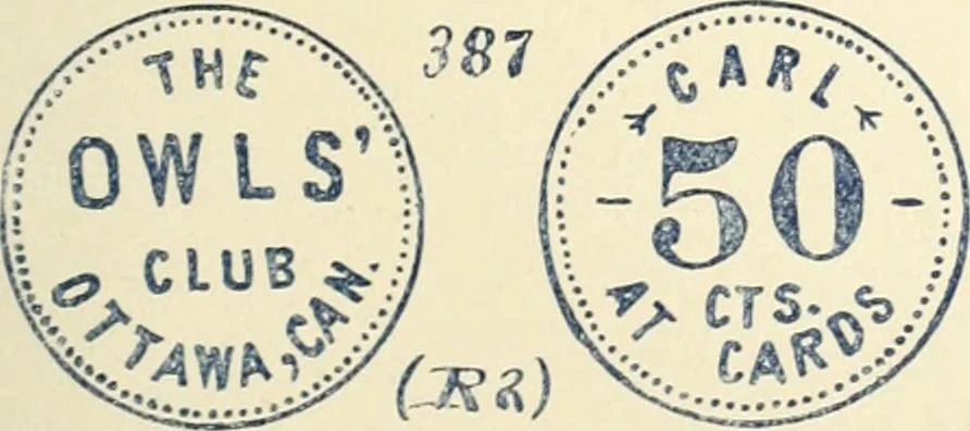 An illustration from Le collectionneur illustré des monnaies canadiennes. Premier supplement annuel, juin 1892, 1892, leaf 20