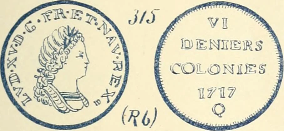 An illustration from Le collectionneur illustré des monnaies canadiennes. Premier supplement annuel, juin 1892, 1892, leaf 8