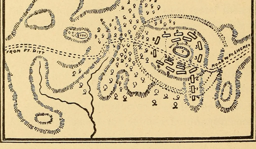 An illustration from Le Colonel Henry Bouquet, vainqueur des Peaux-Rouges de l'Ohio, 1906, leaf 30