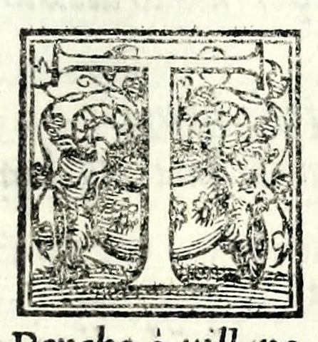 An illustration from Le comedie de'l facetissimo Aristofane, 1545, leaf 347