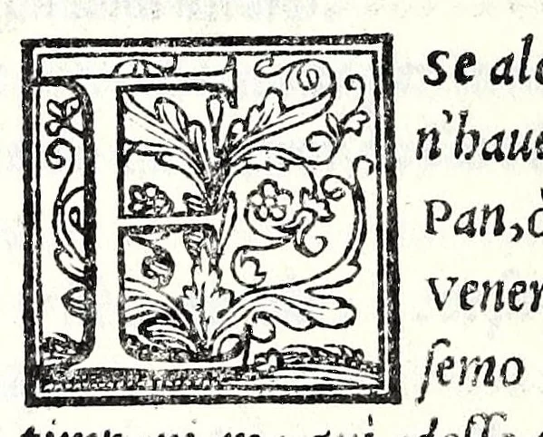 An illustration from Le comedie de'l facetissimo Aristofane, 1545, leaf 564