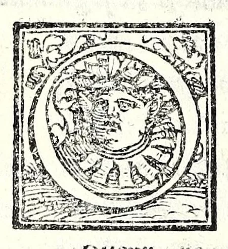 An illustration from Le comedie de'l facetissimo Aristofane, 1545, leaf 64