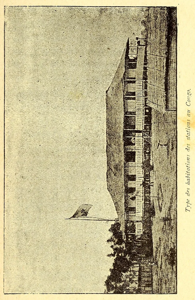 An illustration from Le Congo français illustré : géographie, ethnographie et histoire générale des découvertes dan le Bassin du Congo, 1890, leaf 153
