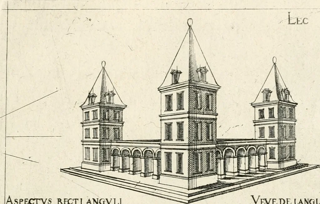 An illustration from Leçons de perspective positive, 1676, leaf 108