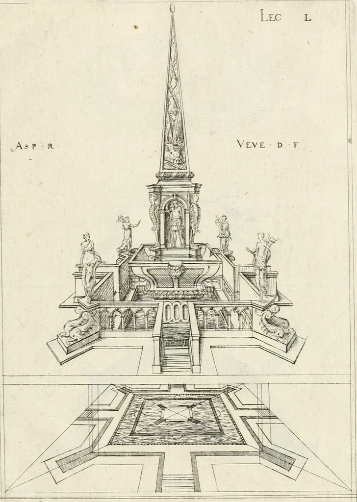An illustration from Leçons de perspective positive, 1676, leaf 120