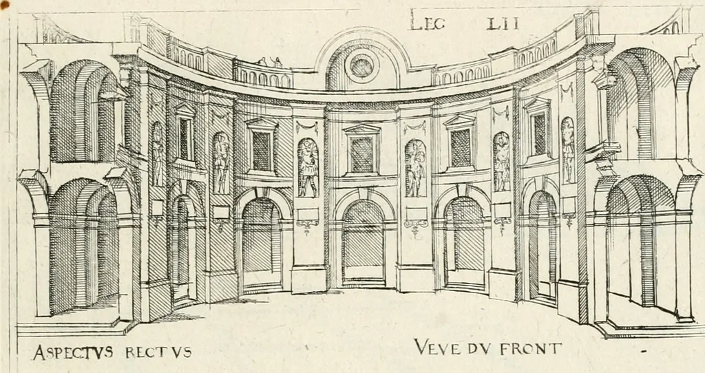 An illustration from Leçons de perspective positive, 1676, leaf 124
