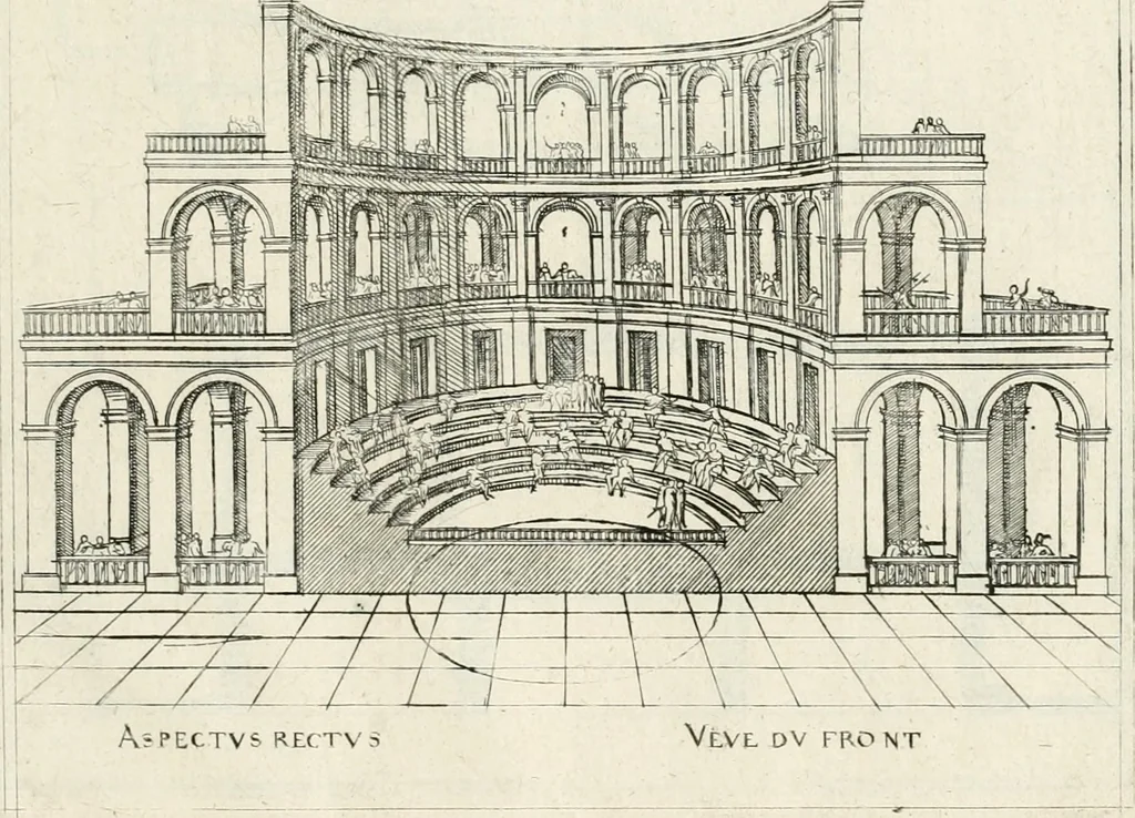 An illustration from Leçons de perspective positive, 1676, leaf 124