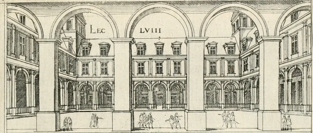 An illustration from Leçons de perspective positive, 1676, leaf 138