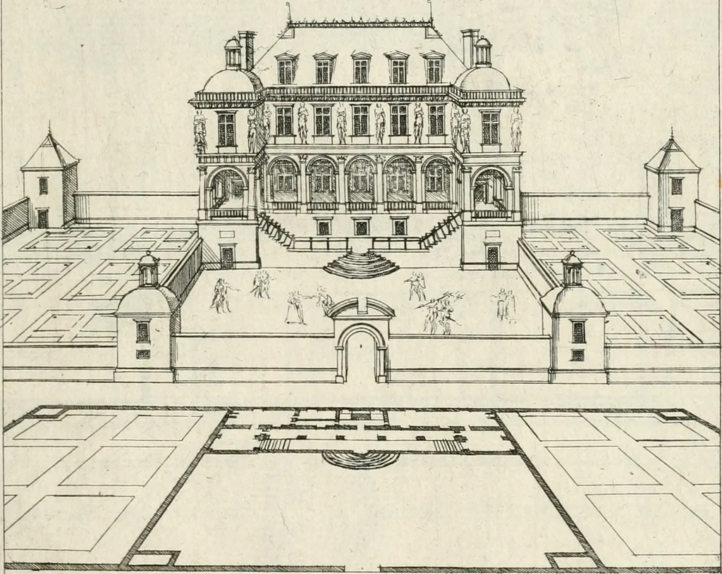 An illustration from Leçons de perspective positive, 1676, leaf 138