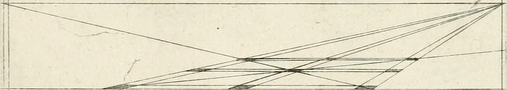 An illustration from Leçons de perspective positive, 1676, leaf 86