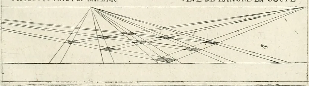 An illustration from Leçons de perspective positive, 1676, leaf 90