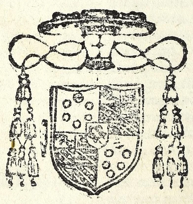 An illustration from Le cose maravigliose dell'alma citta di Roma : doue si tratta delle chiese, stationi, & reliquie de'corpi santi, che vi sono : con vn trattato d'acquistar l'indulgentie : la gvida romana che in segna facilmente a i forastieri a ritrouare le più notabil cose di Roma : li nomi de i sommi pontefici, imperatori, & altri principi christiani ... tvtti novamente pvrgati, & corretti, et vna epistola del cardinale Borromeo del giubileo dell'anno Santo, 1575, leaf 130