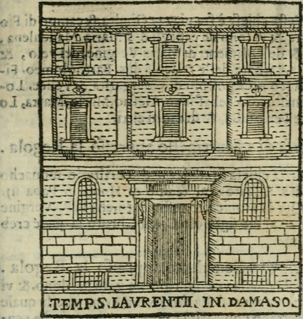 An illustration from Le cose maravigliose dell'alma citta di Roma : anfiteatro del mondo, 1600, leaf 104